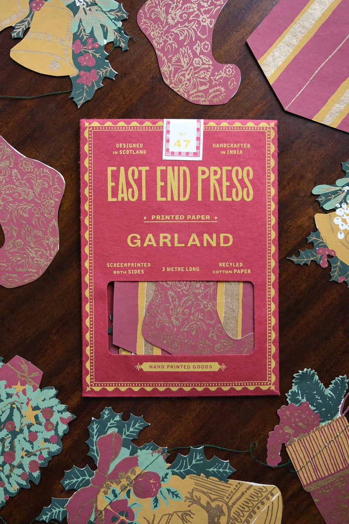 UK/EU: Christmas Sewn Garland