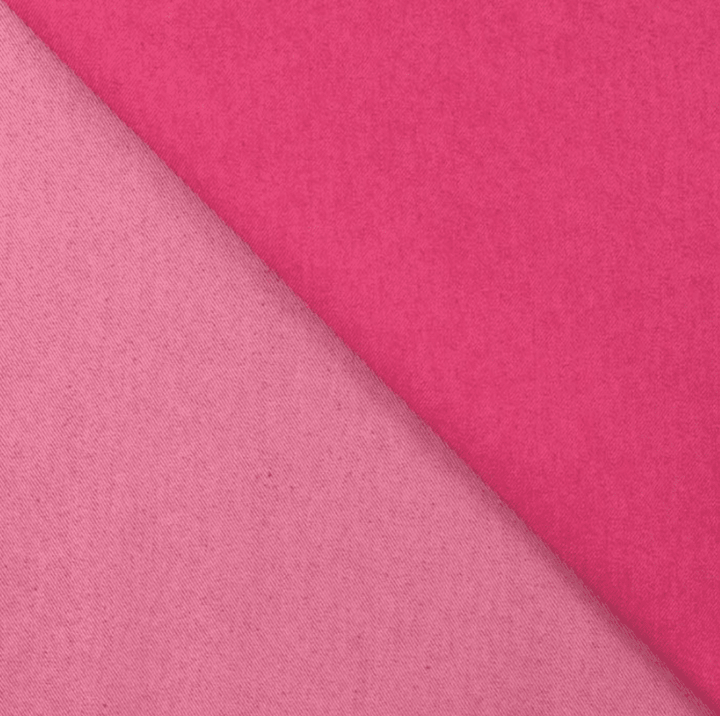 7oz Cotton Rich Denim Fabric | Fuchsia - Violet Elizabeth - Haberdashery