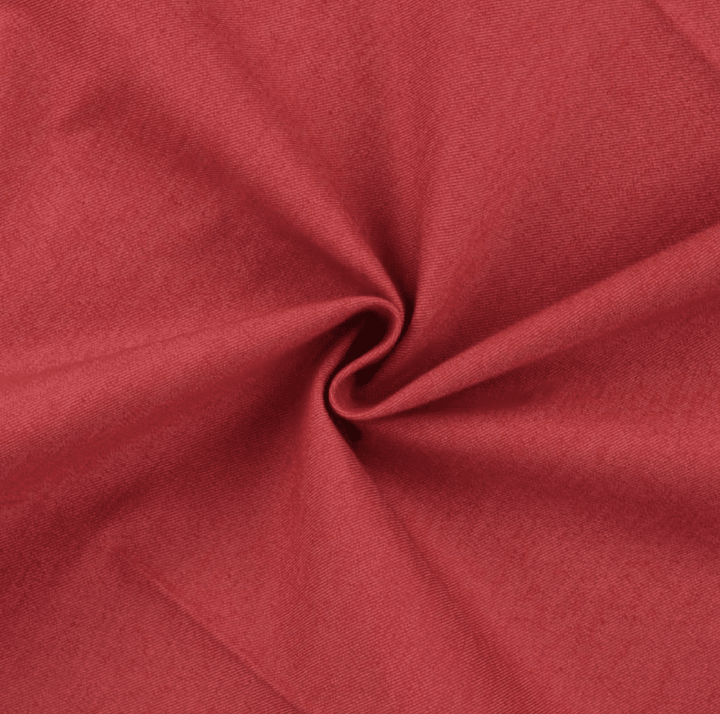 7oz Cotton Rich Denim Fabric | Red - Violet Elizabeth - Haberdashery