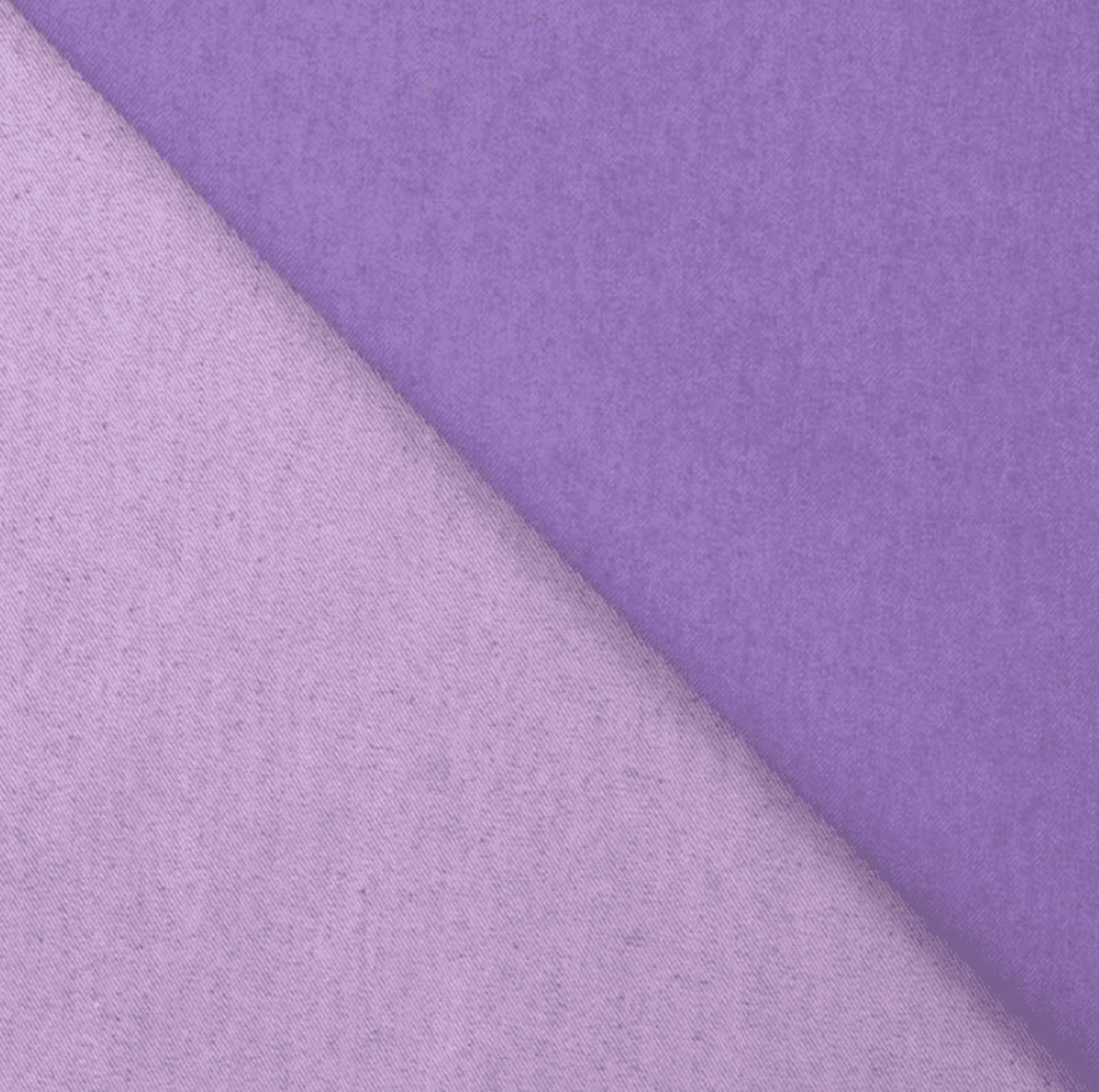 7oz Cotton Rich Denim Fabric | Violet Tulip - Violet Elizabeth - Haberdashery