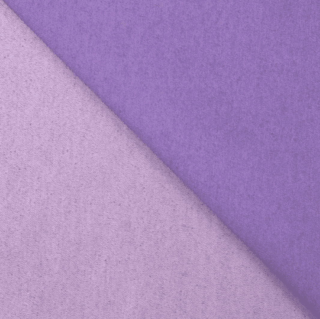 7oz Cotton Rich Denim Fabric | Violet Tulip - Violet Elizabeth - Haberdashery
