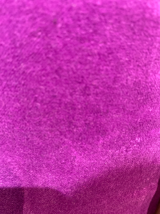 Purple Velvet hand dyed Fabric 100% Cotton