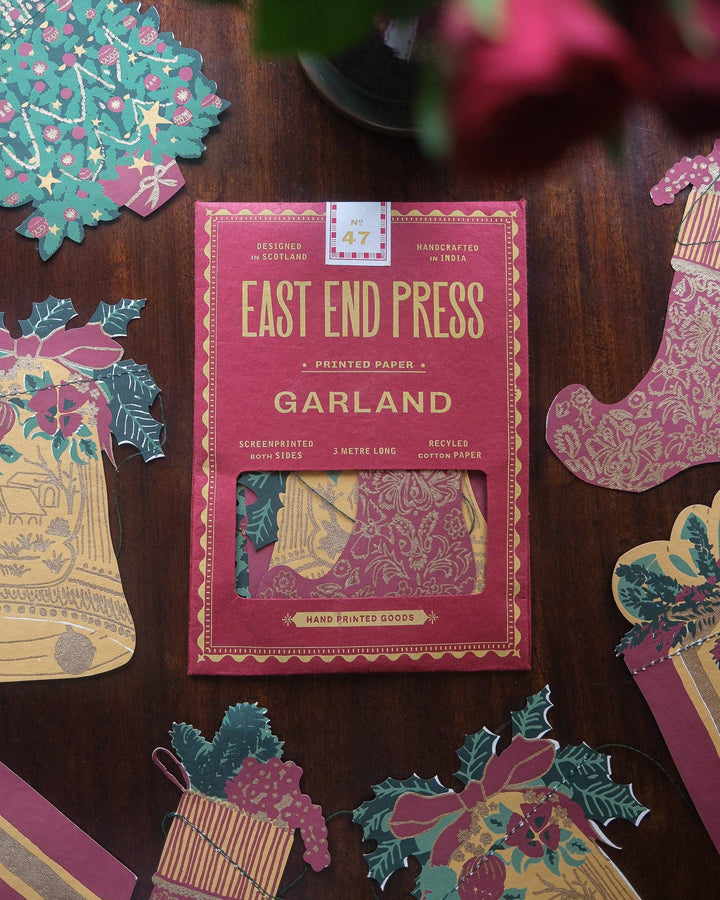 UK/EU: Christmas Sewn Garland