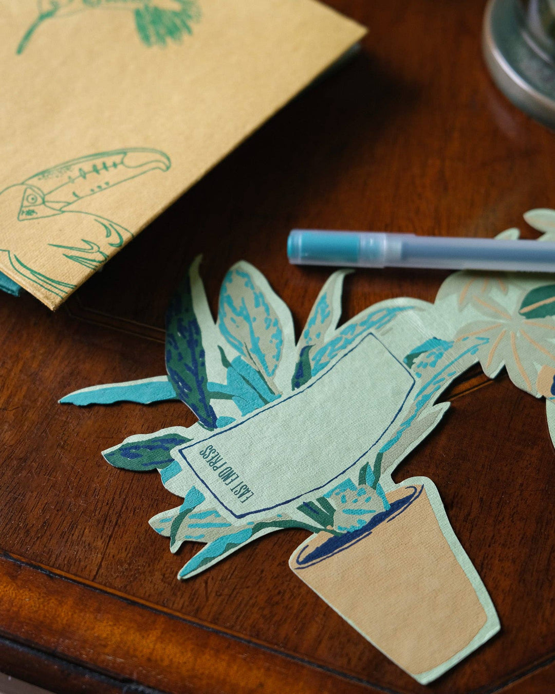UK/EU: Plant Pot Concertina Greeting Card