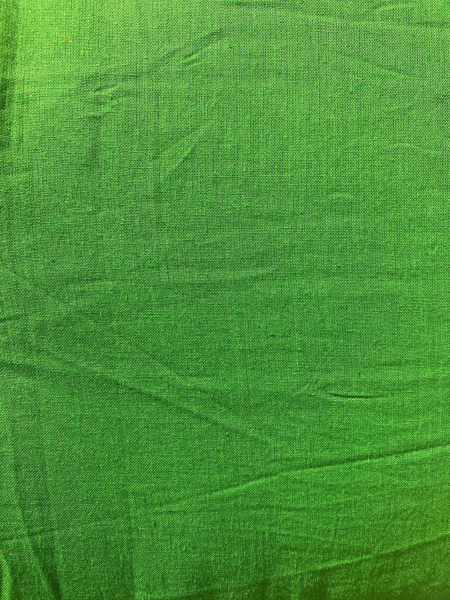 Green Plain coloured Fabric 100% Cotton