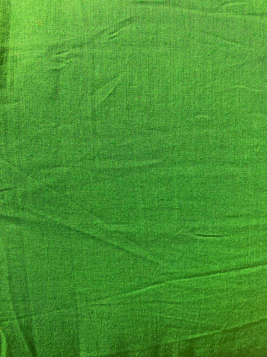 Green Plain coloured Fabric 100% Cotton