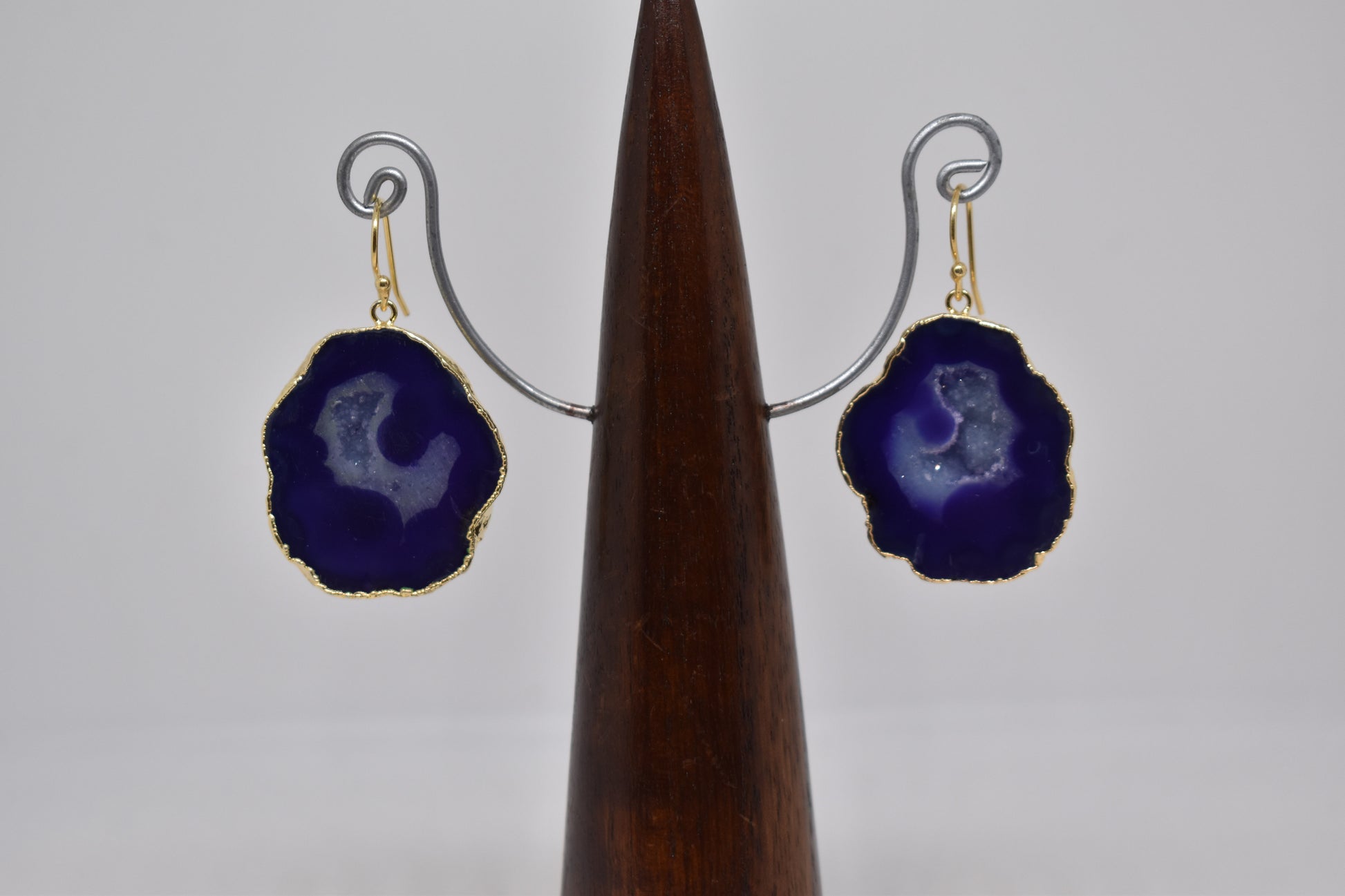 Geode Druzy Earrings available in a variety of fabulous colours - Violet Elizabeth