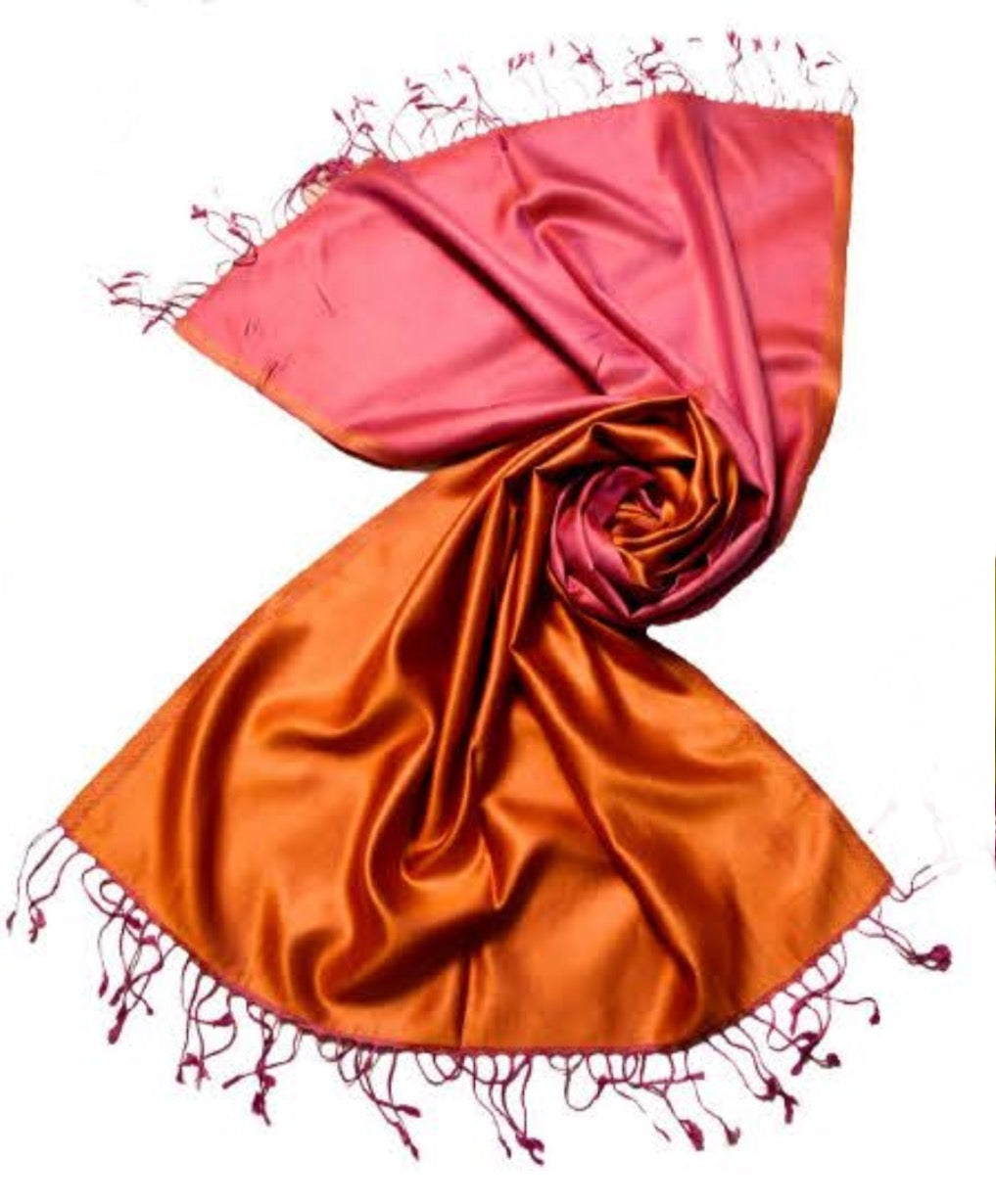 Mulberry Silk Hand Woven Scarf 8