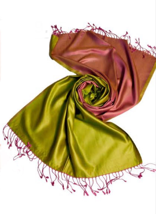 Mulberry Silk Hand Woven Scarf 9