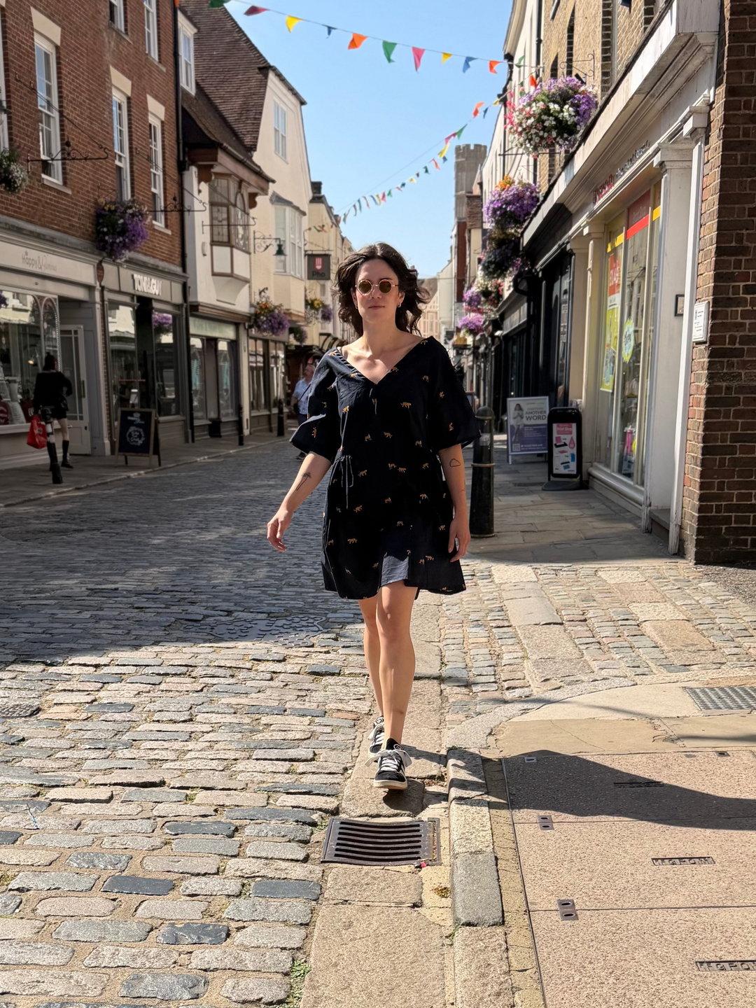 Cheetah Mai Tai: Knee Length Summer Dress