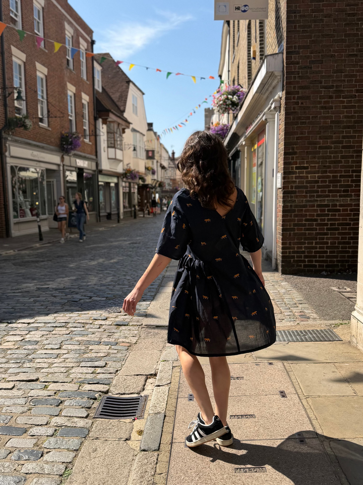 Cheetah Mai Tai: Knee Length Summer Dress