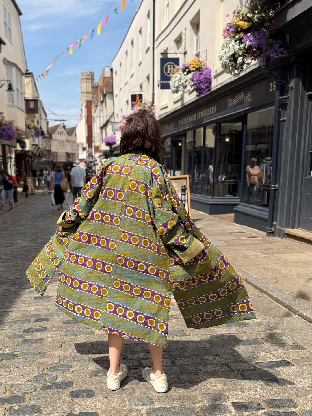 Archachatina Marginata Reversible Linen Coat