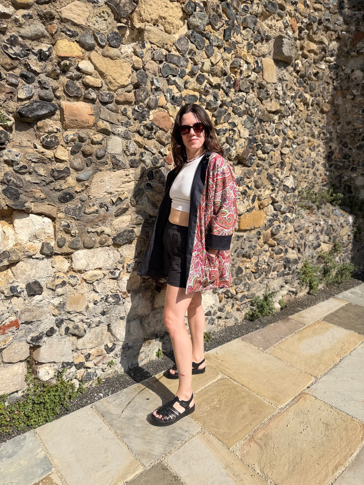 Bohemian Dreams Denim Jacket: Mid Length and Reversible