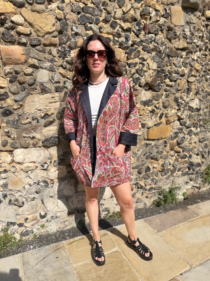 Bohemian Dreams Denim Jacket: Mid Length and Reversible