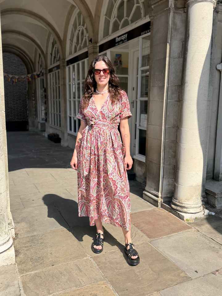Paisley Wrap Dress