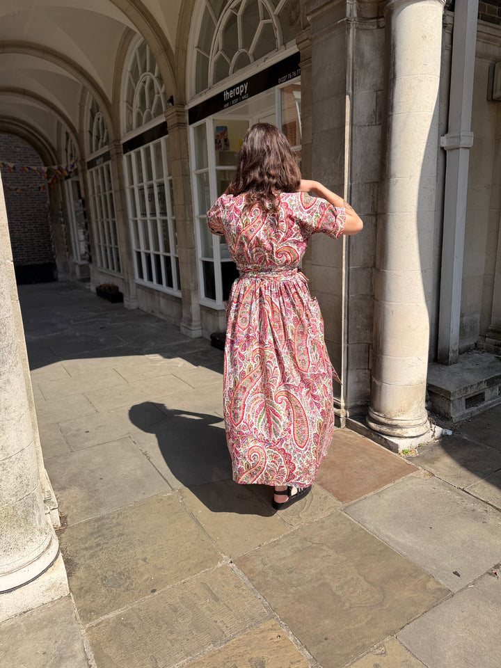 Paisley Wrap Dress