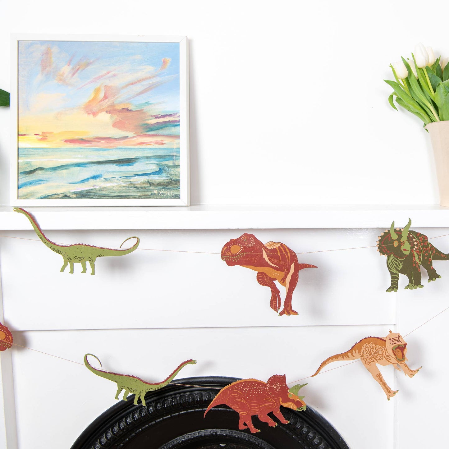 Dinosaurs Sewn Garland (Original)