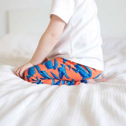 Super Mutant Blue Crocodile Leggings 0-6 Years: 6-12 M