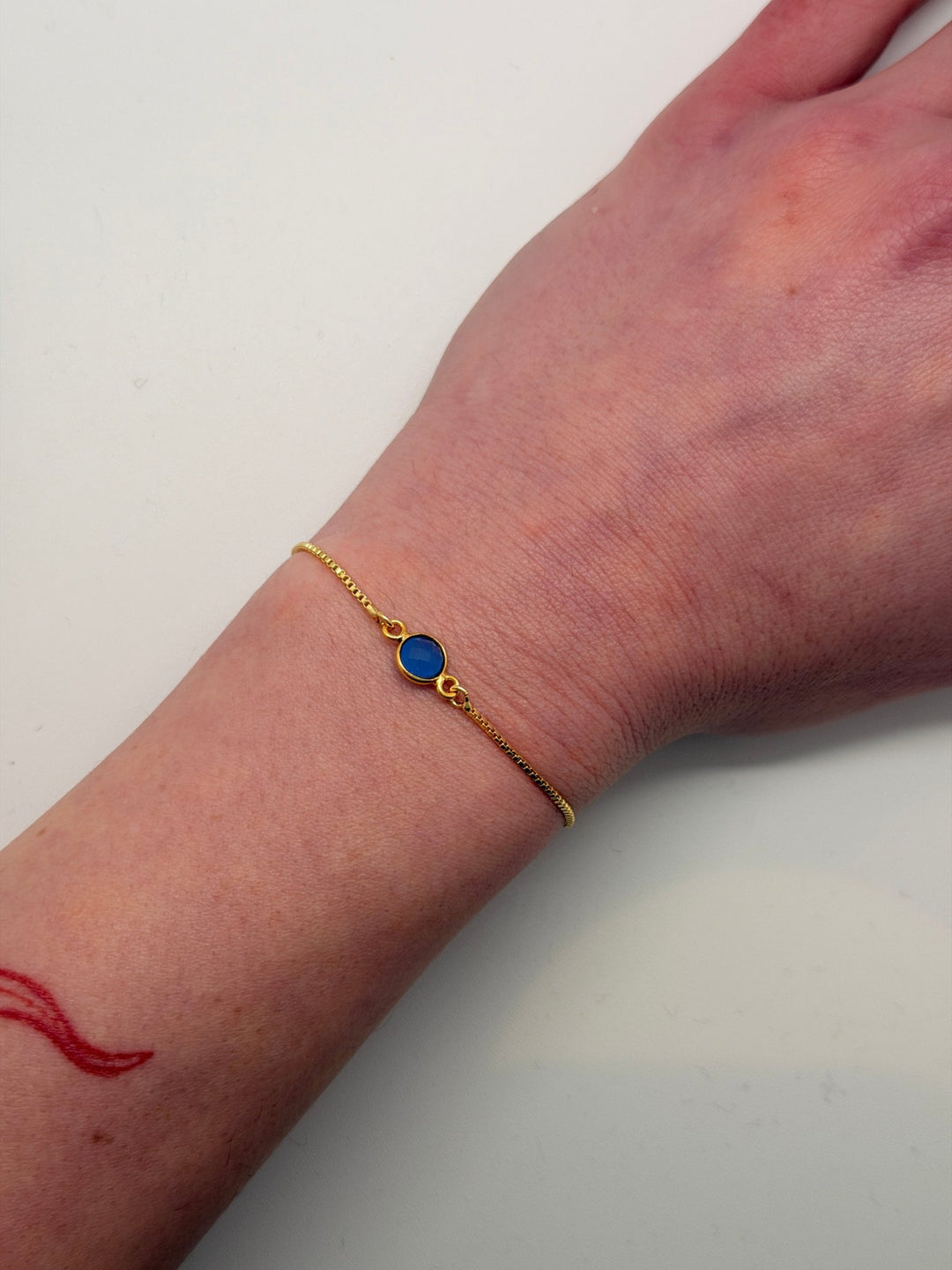Adjustable Lolite And Gold Plated Bracelet - Violet Elizabeth - Jewellery
