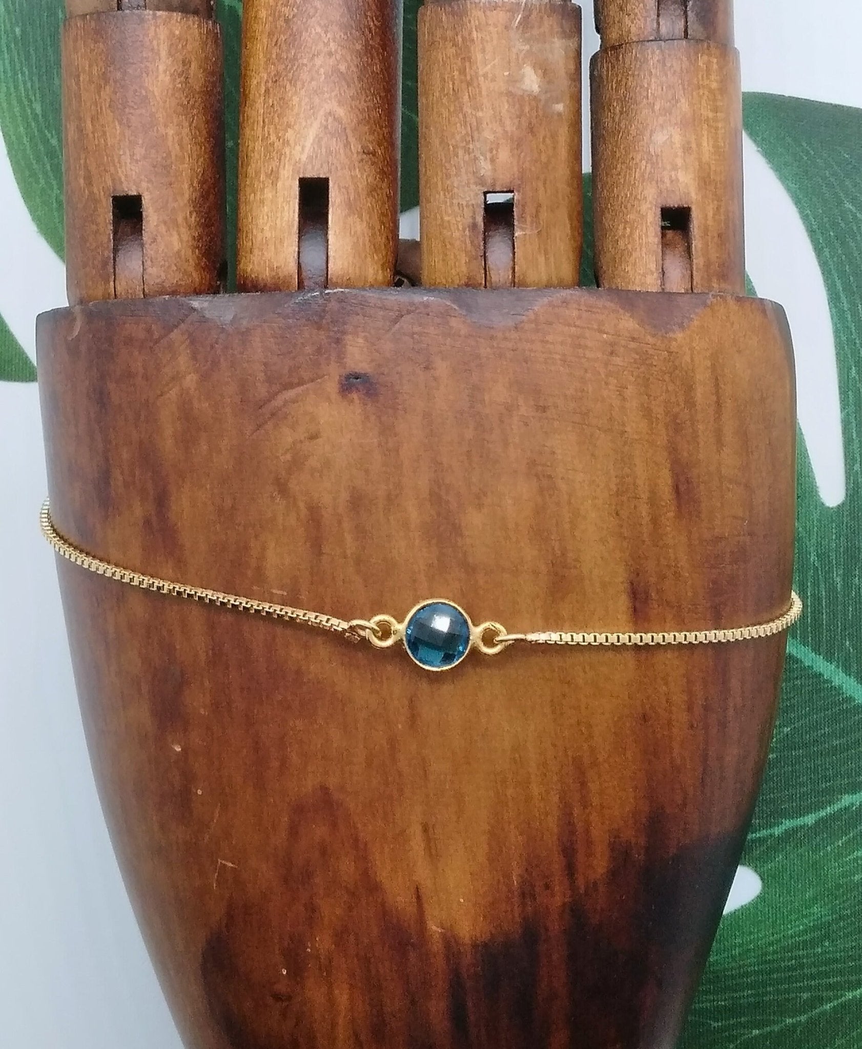 Adjustable Lolite Bracelet - Violet Elizabeth - Jewellery