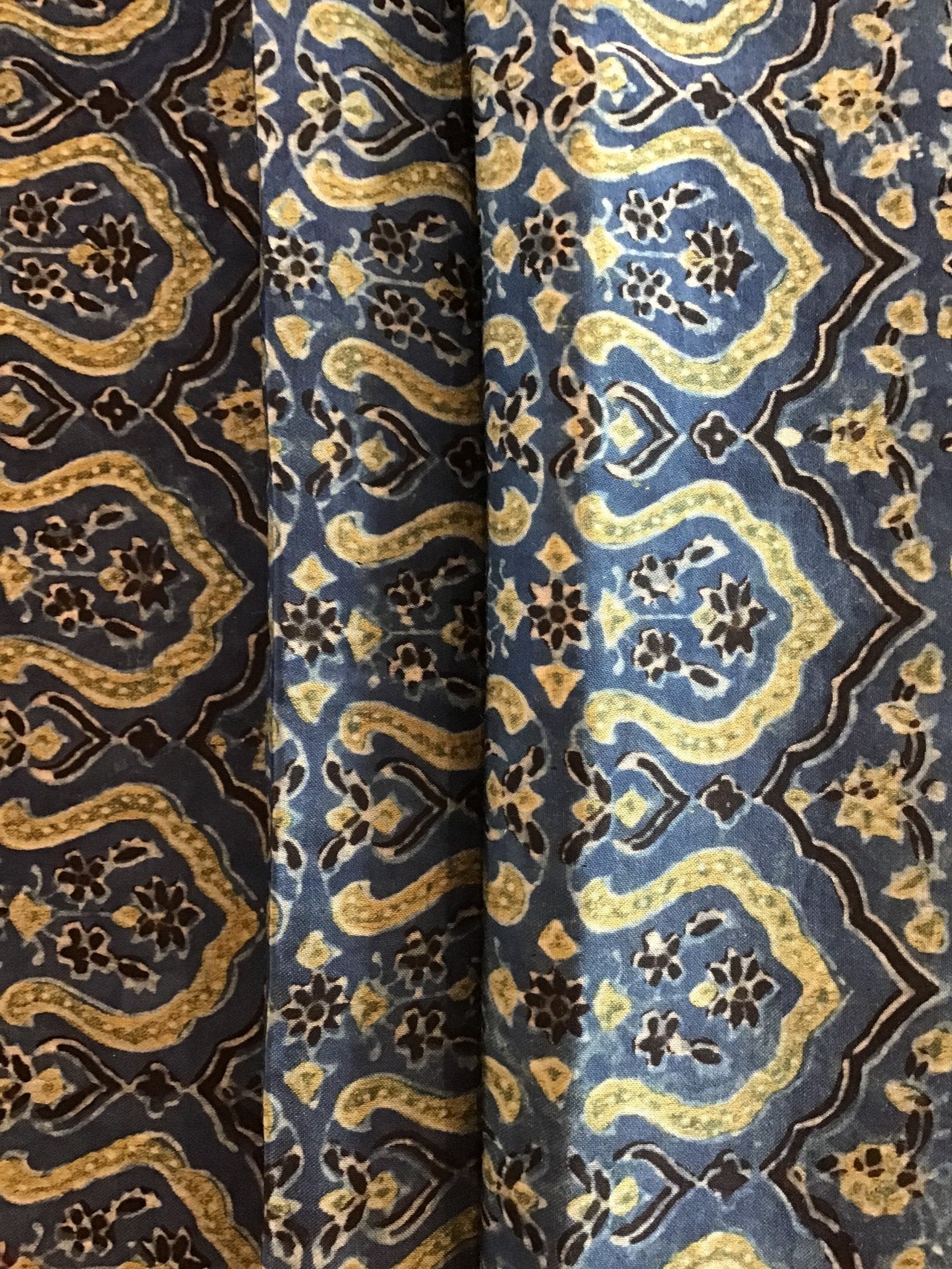 Ajarak Night Garden Mushru cotton/silk blend - Violet Elizabeth - Haberdashery
