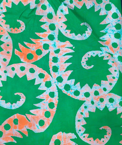 Alligator Tails Batik Fabric - Violet Elizabeth - Haberdashery