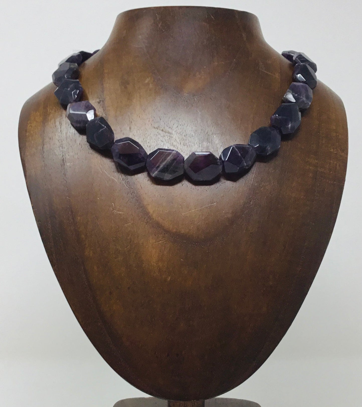 Amethyst Abundance Natural Stone Necklace - Violet Elizabeth - Jewellery