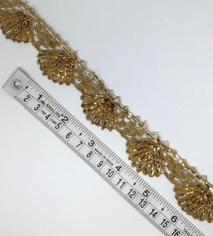 Antique metallic braid - Violet Elizabeth - Haberdashery