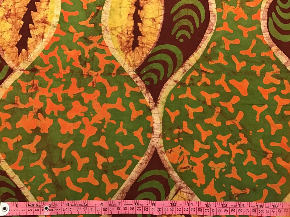 Autumn Siesta Batik Fabric - Violet Elizabeth - Haberdashery