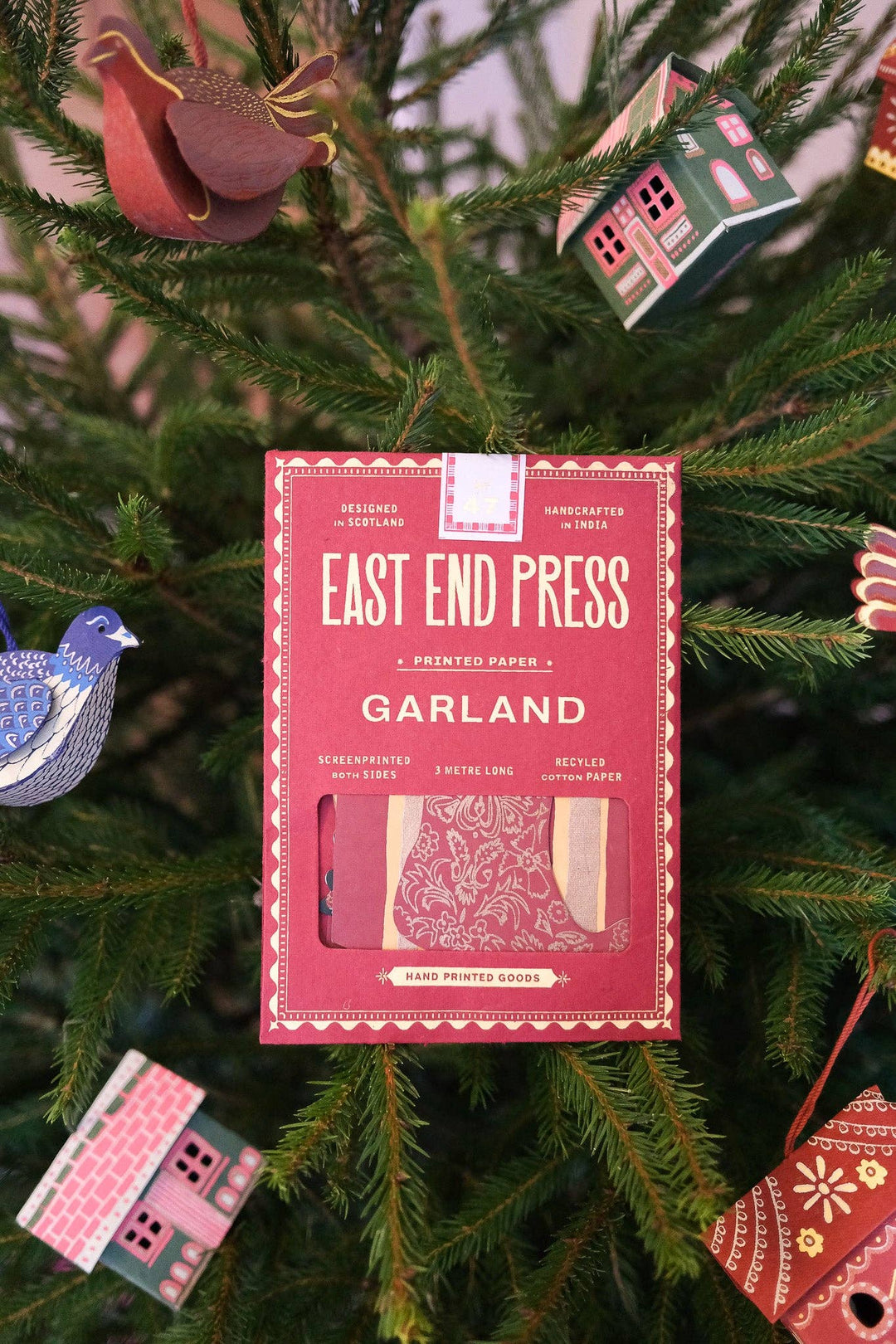 UK/EU: Christmas Sewn Garland
