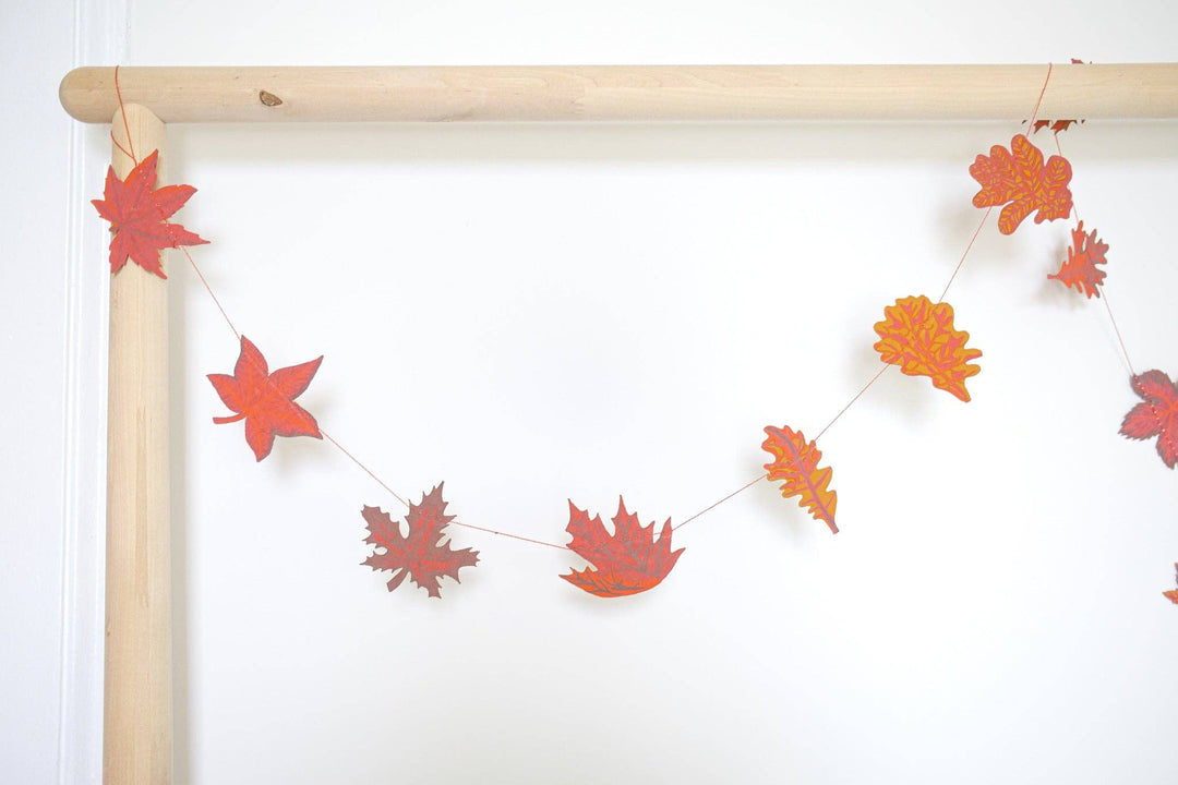 UK/EU: Autumn Leaves Sewn Garland