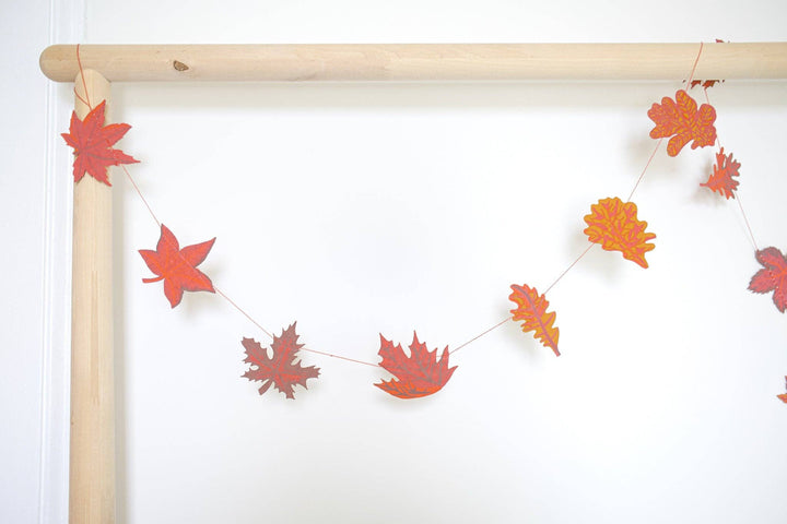UK/EU: Autumn Leaves Sewn Garland