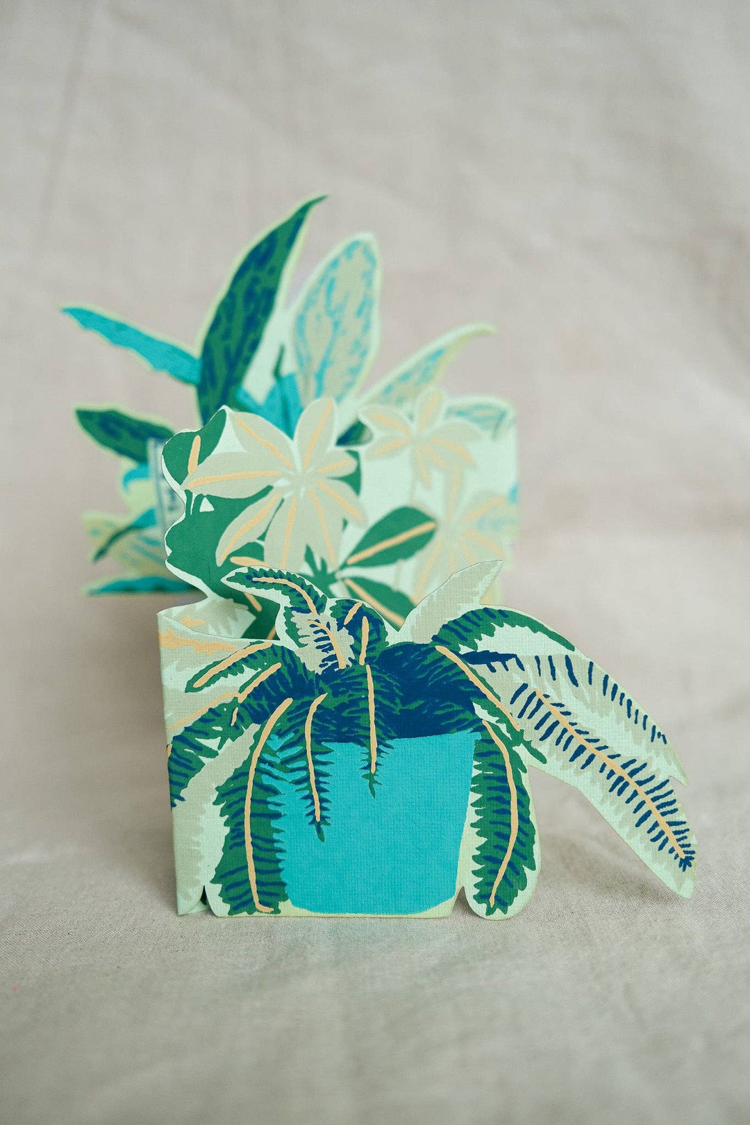 UK/EU: Plant Pot Concertina Greeting Card