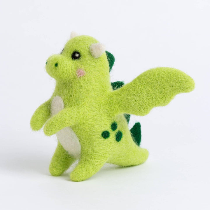 Baby Dragon Mini Needle Felting Kit | Complete Craft Kit - Violet Elizabeth - Haberdashery