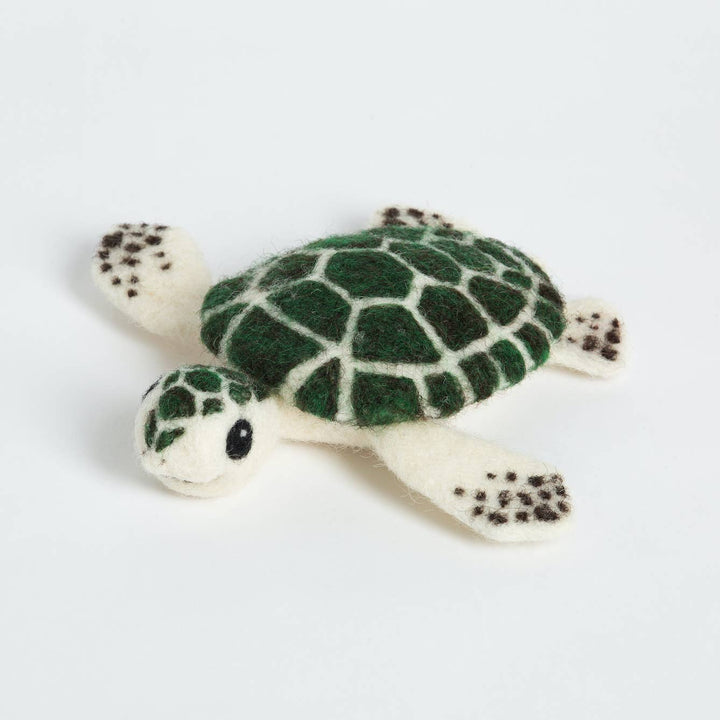 Baby Sea Turtle Mini Needle Felting Kit | Complete Craft Kit - Violet Elizabeth - Haberdashery