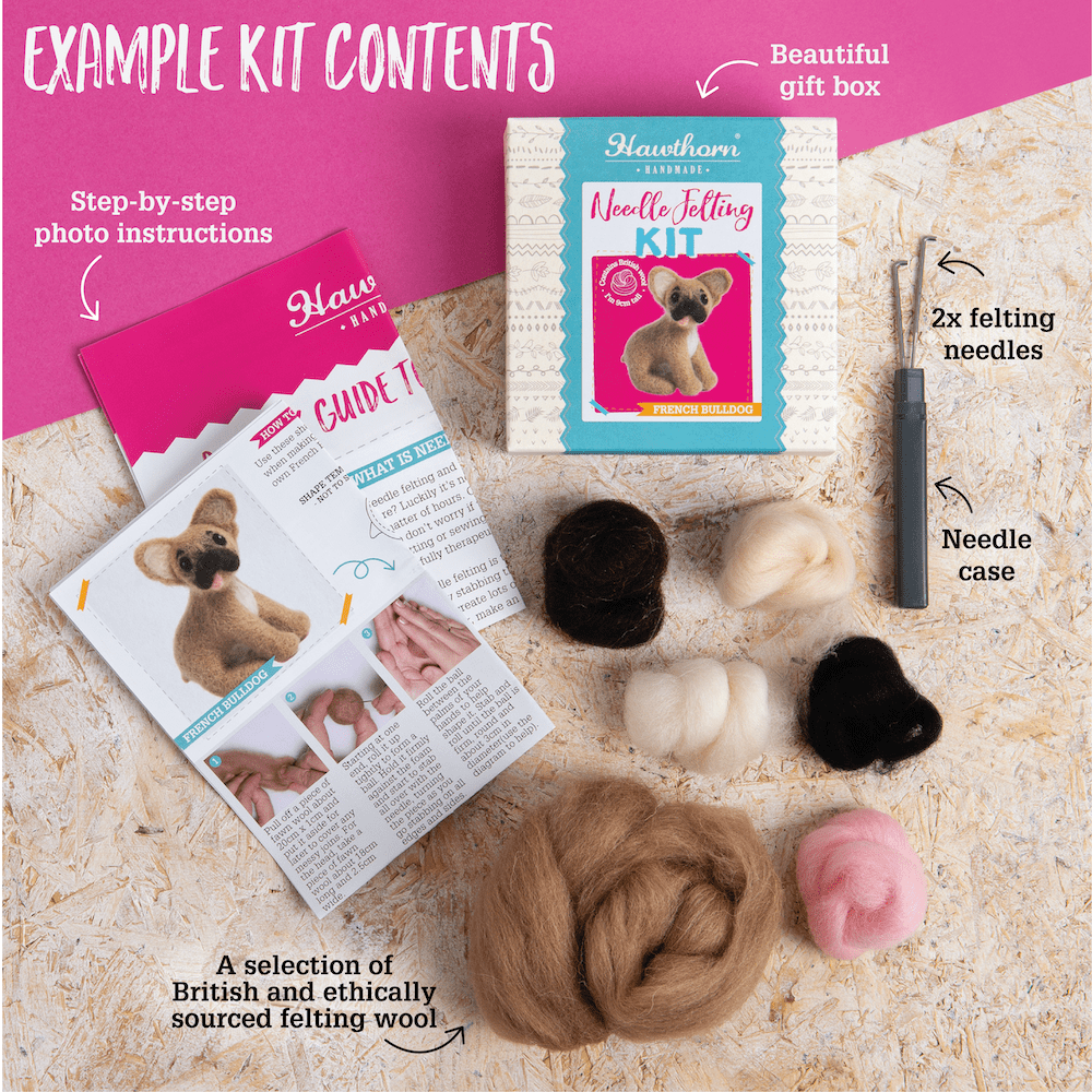 Baby Sea Turtle Mini Needle Felting Kit | Complete Craft Kit - Violet Elizabeth - Haberdashery
