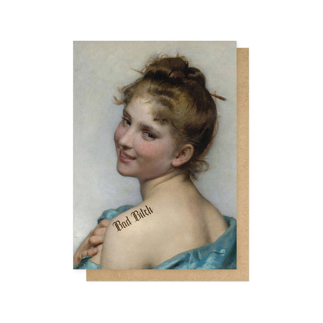 Bad Bitch Greetings Card - Violet Elizabeth - 