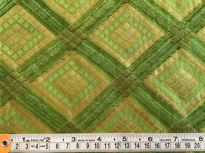 Banarasi hand woven silk fabric - Violet Elizabeth - Haberdashery