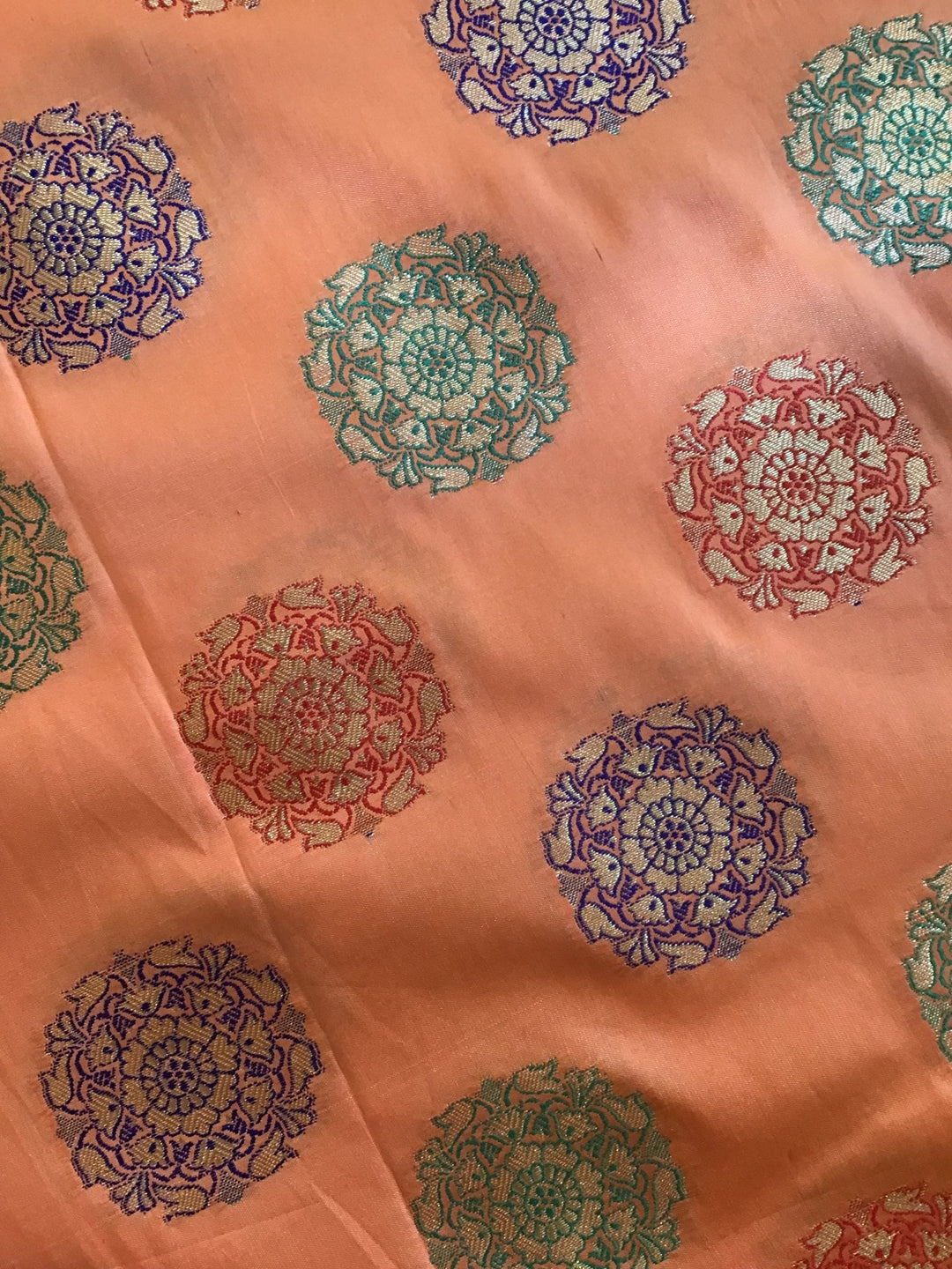 Banarasi silk brocade - Violet Elizabeth - Haberdashery