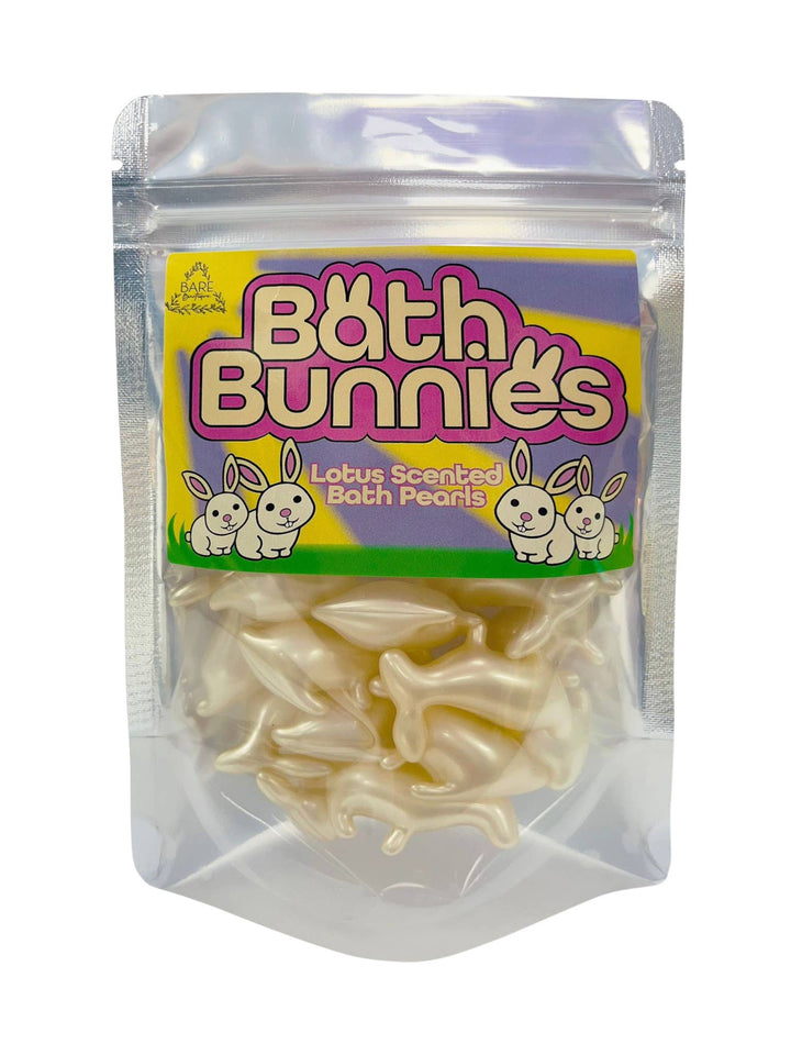 Bath Bunnies - 15 Rabbit Shaped Bath Pearls - Lotus - Violet Elizabeth - 
