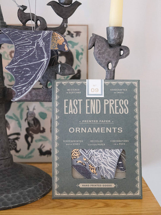 Bats Paper Ornaments - Violet Elizabeth - 