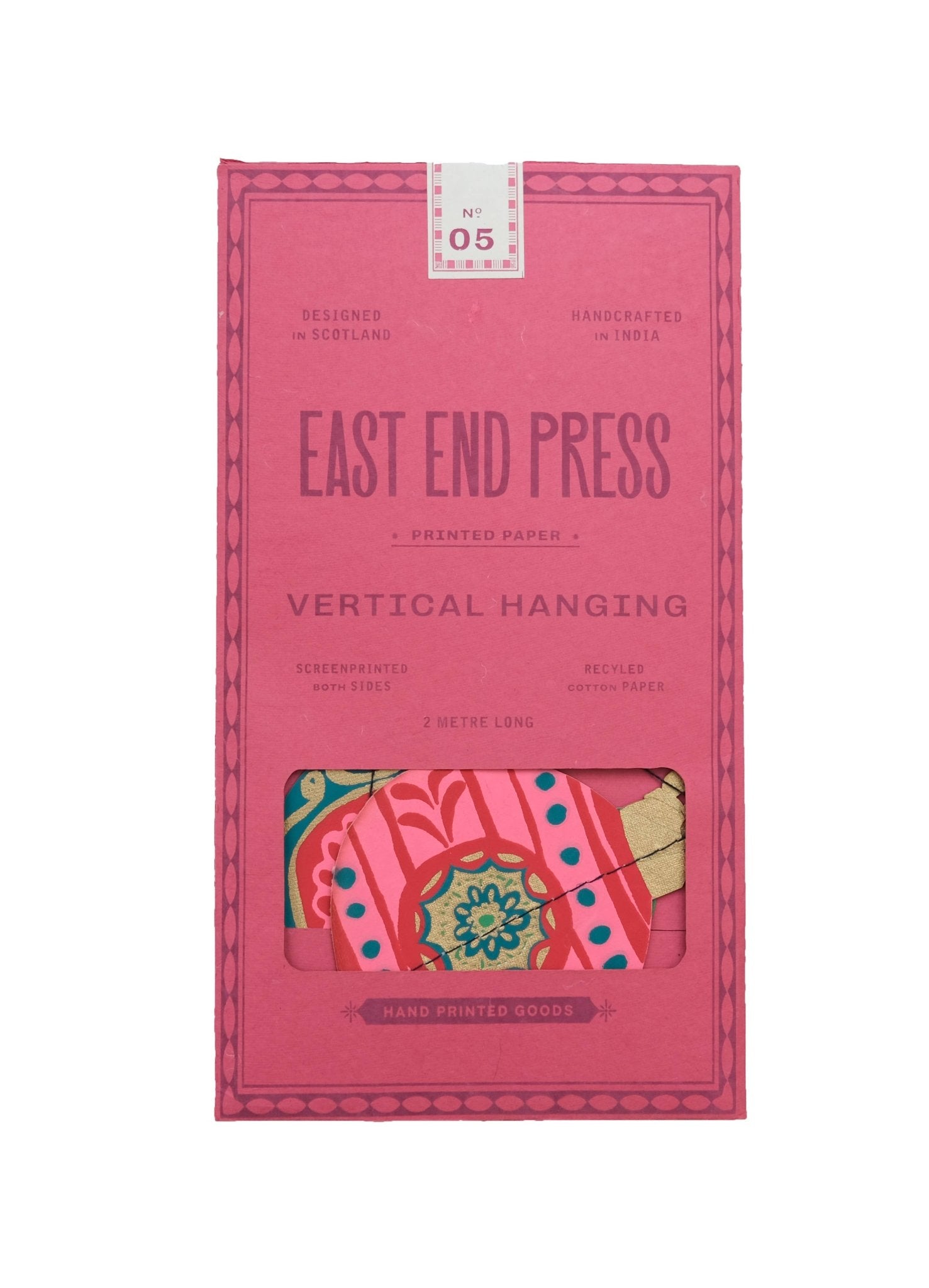Baubles Vertical Wall Hanging - Violet Elizabeth - 