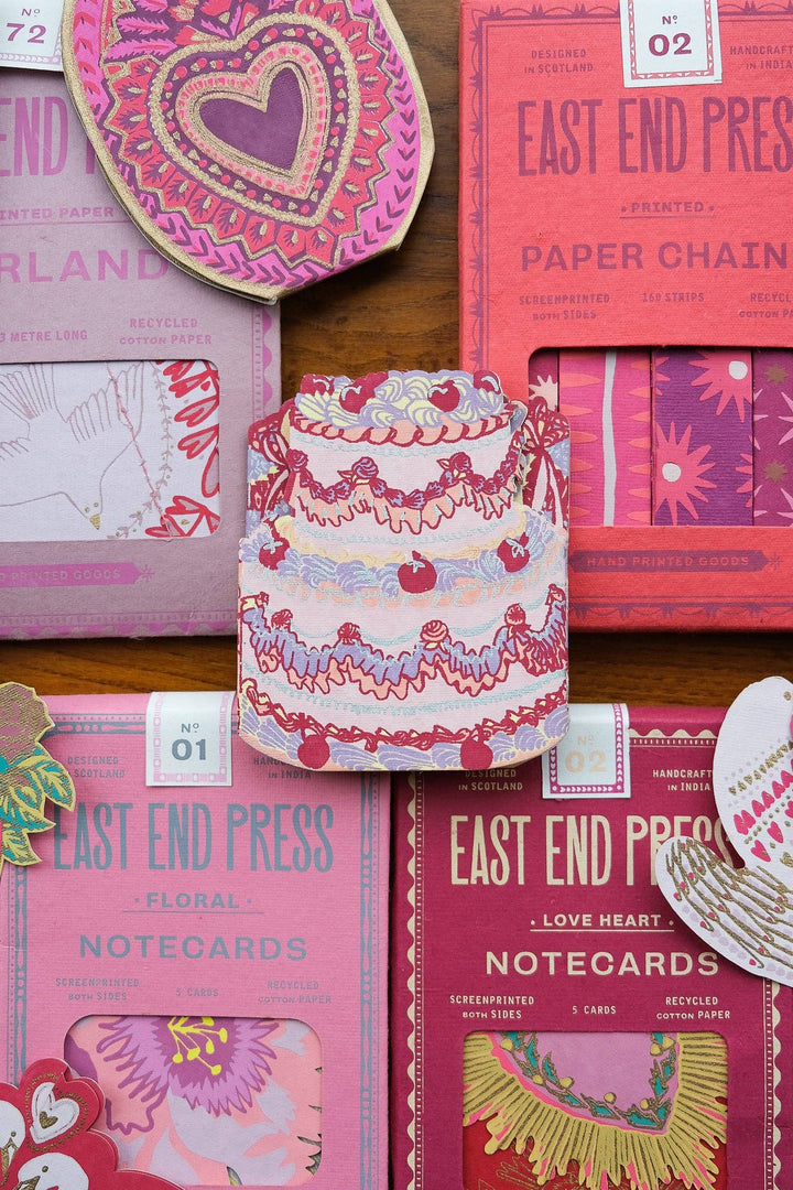 Birthday Cake Concertina Greeting Card - Violet Elizabeth - Decor