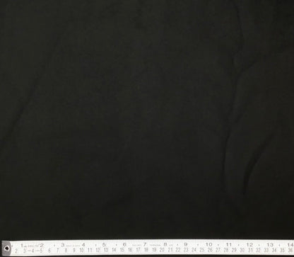 Black Recycled polyester & wool coating - Violet Elizabeth - Haberdashery