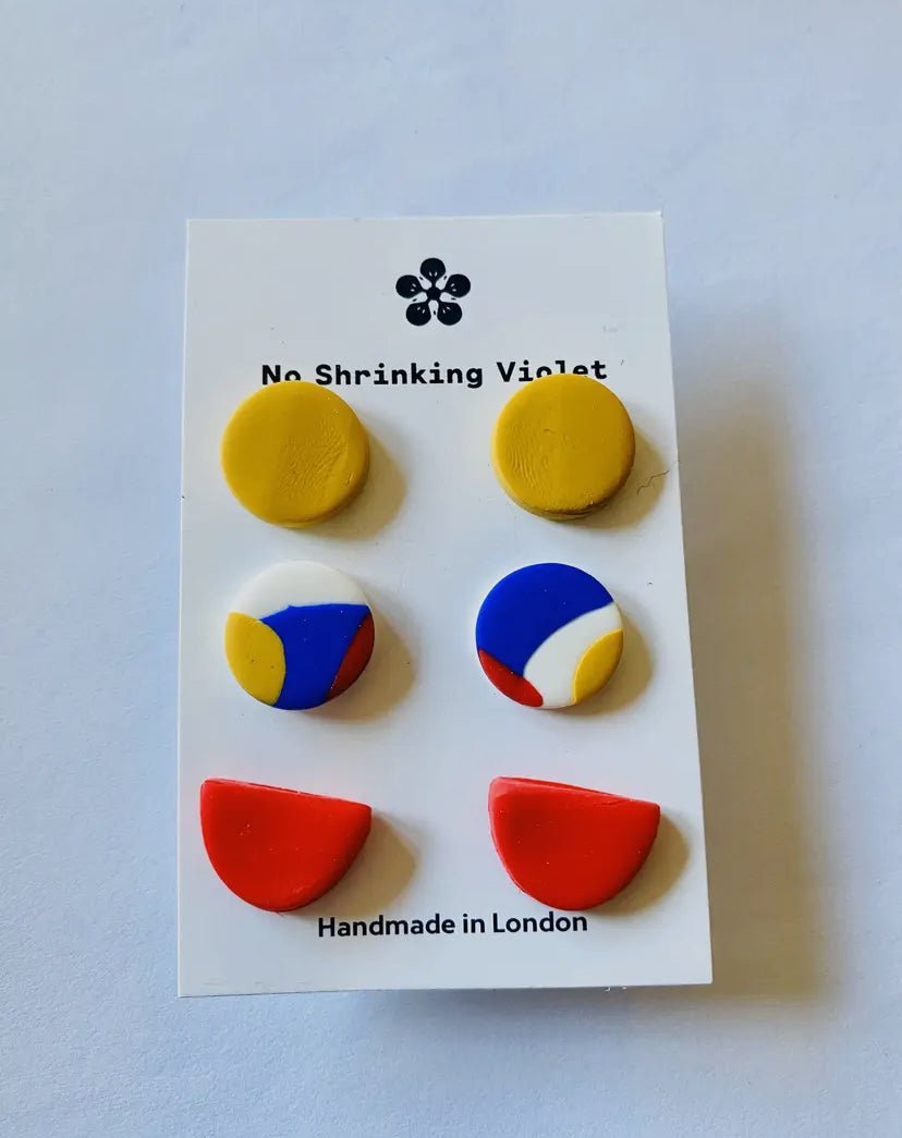 Bondi Mix Stud Trio - Violet Elizabeth - Jewellery