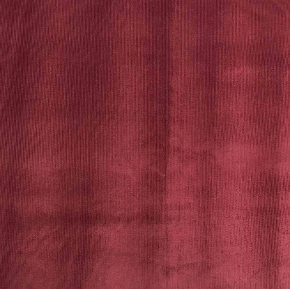 Bordeaux 8 wale cotton corduroy fabric - Violet Elizabeth - Haberdashery