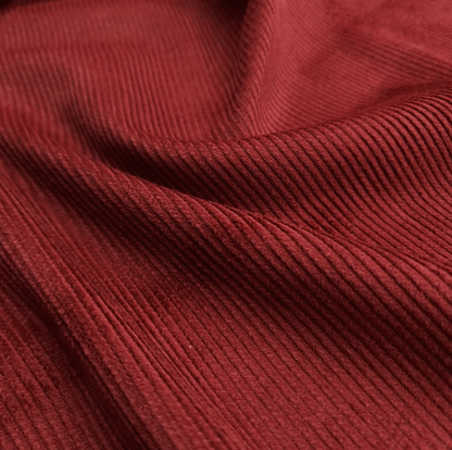 Bordeaux 8 wale cotton corduroy fabric - Violet Elizabeth - Haberdashery