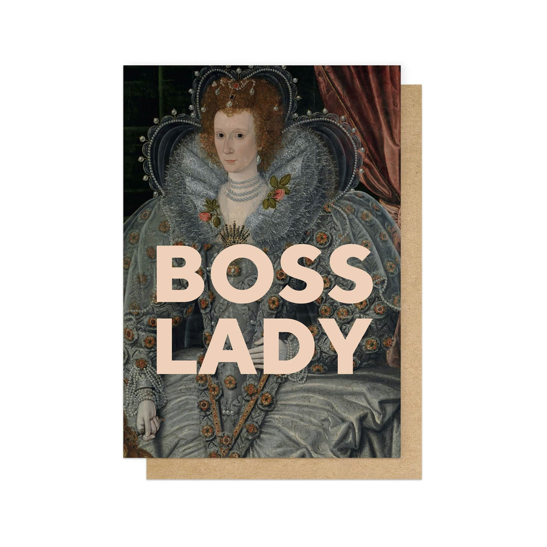 Boss Lady Greetings Card - Violet Elizabeth - 
