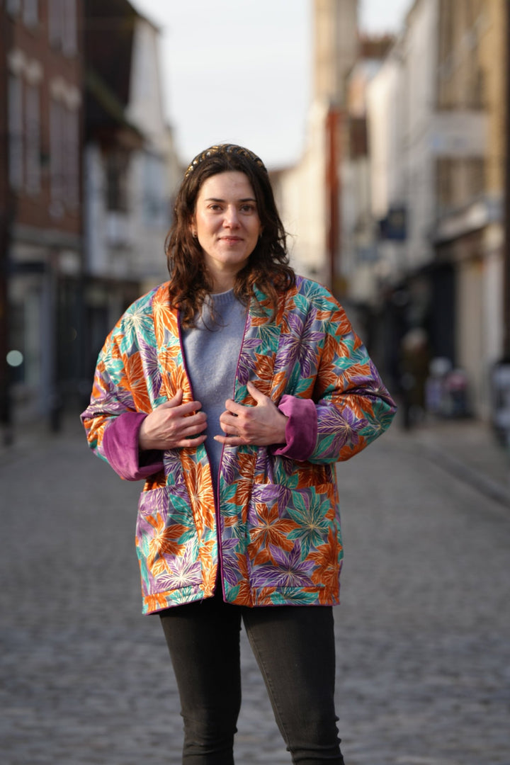 Boysenberry Velvet Jacket - Violet Elizabeth - Clothing