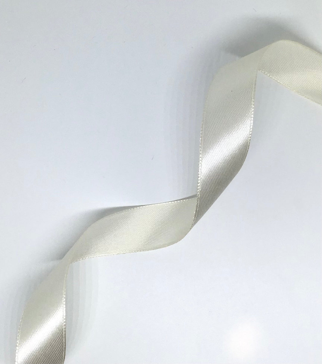 Bridal White ribbon. 15m reel - Violet Elizabeth - Haberdashery